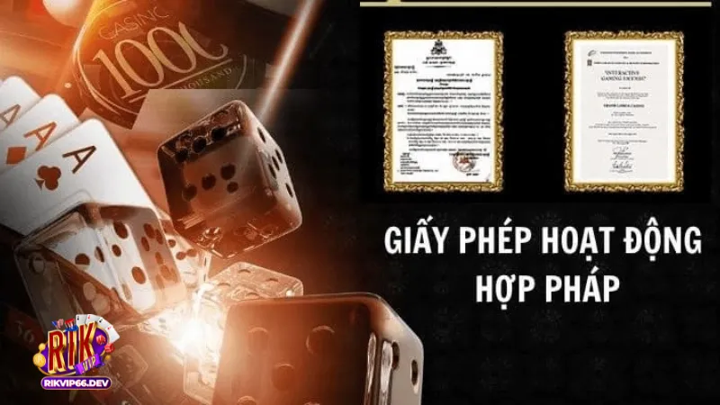 Giấy phép RikVip 1 Tầm Quan Trọng Của Giấy Phép RikVip Trong Ngành Game Bài Trực Tuyến