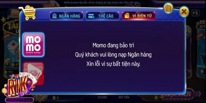Rikvip 24 Hướng dẫn cách gửi tiền thành công tài khoản Rikvip