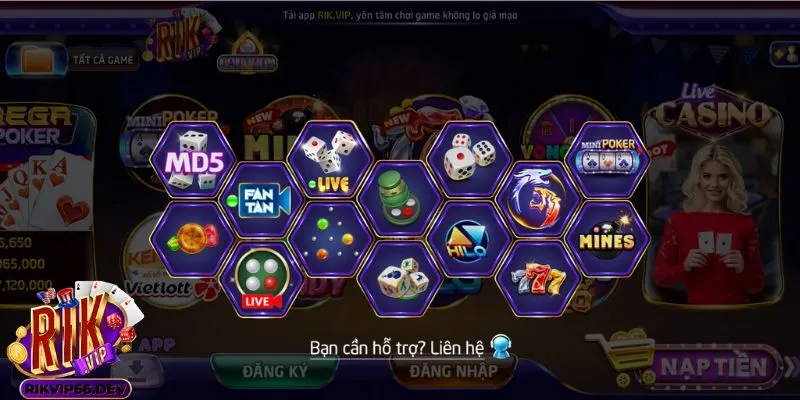 Rikvip 23 Săn thưởng các mini game hàng đầu hiện nay