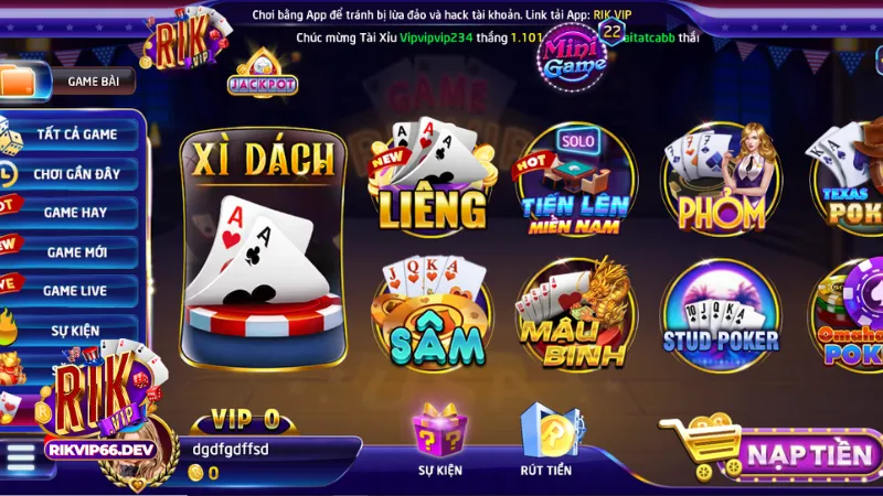 RikVip có thật sự uy tín hay chỉ là chiêu trò lừa đảo? 3 Kho game RikVip đa dạng, chất lượng và công bằng